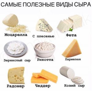 Самые полезные сорта сыра?