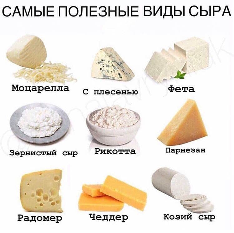 Самые полезные сорта сыра?