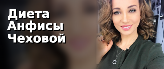 Диета Анфисы Чеховой