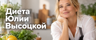 Диета Юлии Высоцкой